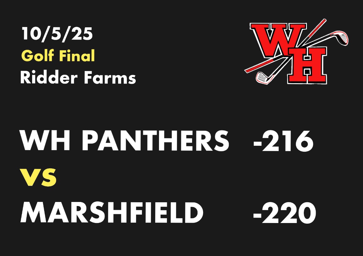 Whitman Hanson Panthers Golf Team rolls to 10-6. 

<a href="/sports_ledger/">Patriot Ledger sports</a> @BostonHeraldHS <a href="/GlobeSchools/">Boston Globe Schools</a>