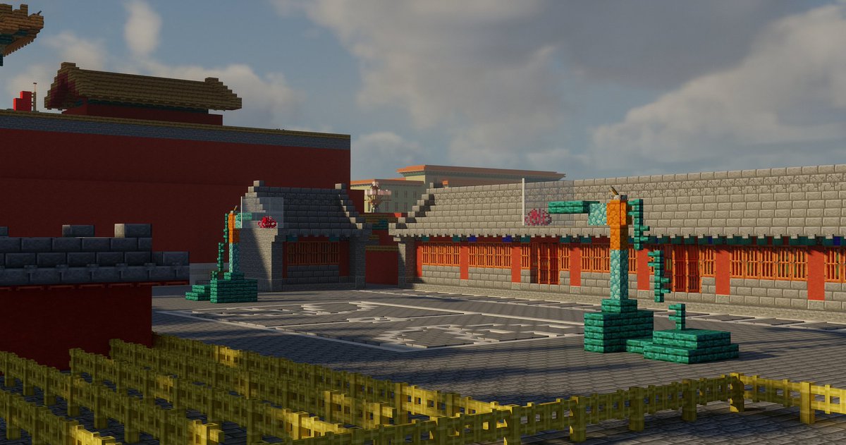 在故宫也要打篮球
#minecraftbuilds 
#Minecraft 
#minecraft建築コミュ