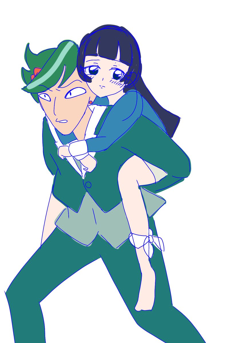 ザクななのおんぶ
いつ完成するか分からないからラフをあげる
ウインクは足技使うからね、怪我しちゃう時あるかもしれないもんね