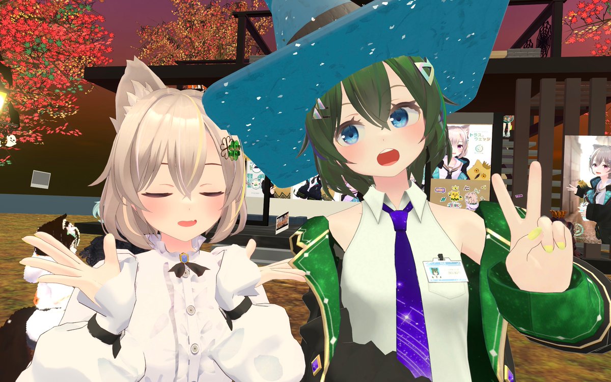 NFMeetingの写真！
集合写真もツイートしたかったけど、なぜか白飛びしてた;;
シャッタータイミングのミスは見逃してもらえると...！(3,4枚目)

1枚目: 幻魔さん
2枚目: 草葉エルさん
3枚目: ここなつさん
4枚目: のだっちさん

色んなトラスちゃん見れてよかった！

#NFMeeting #トラスとウェッジ