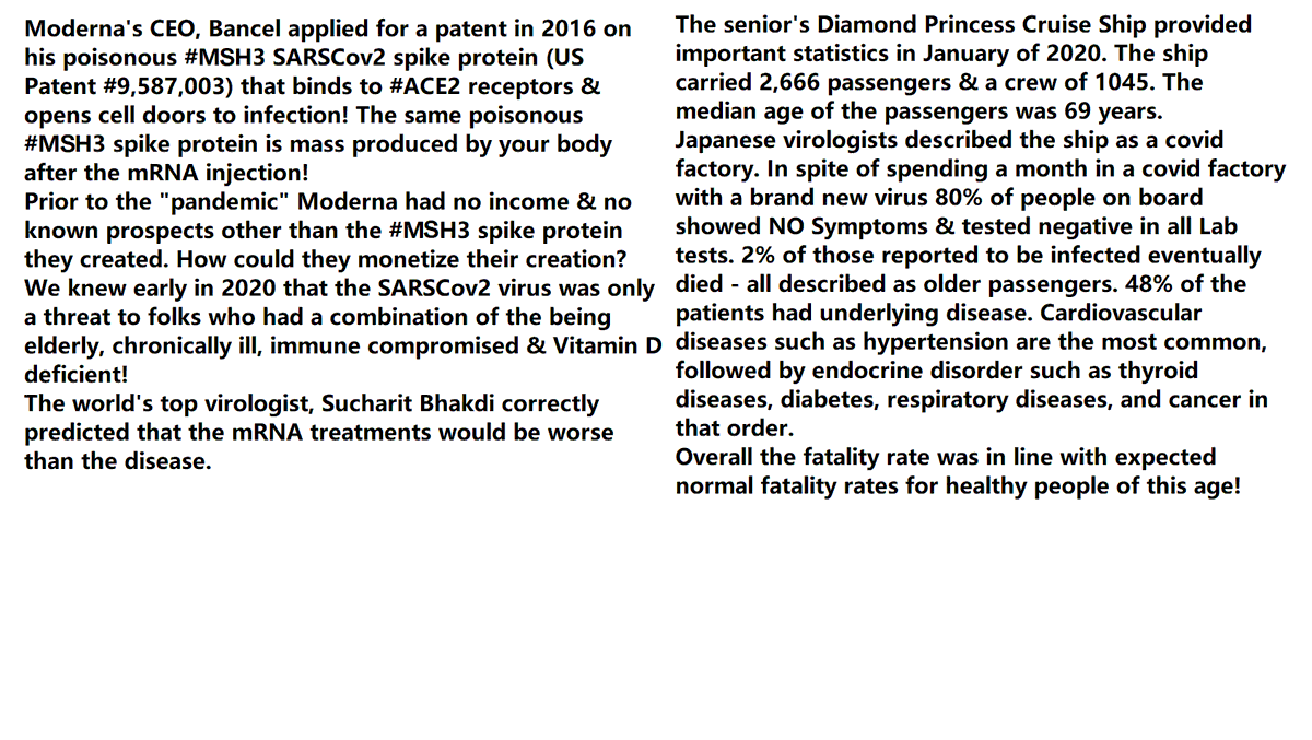 GordBolton's tweet image. mRNA Jabs Covid19 #LiveExercise #FortDetrick #GainOfFunction #MSH3 #Greenspring
x.com/GordBolton/sta…