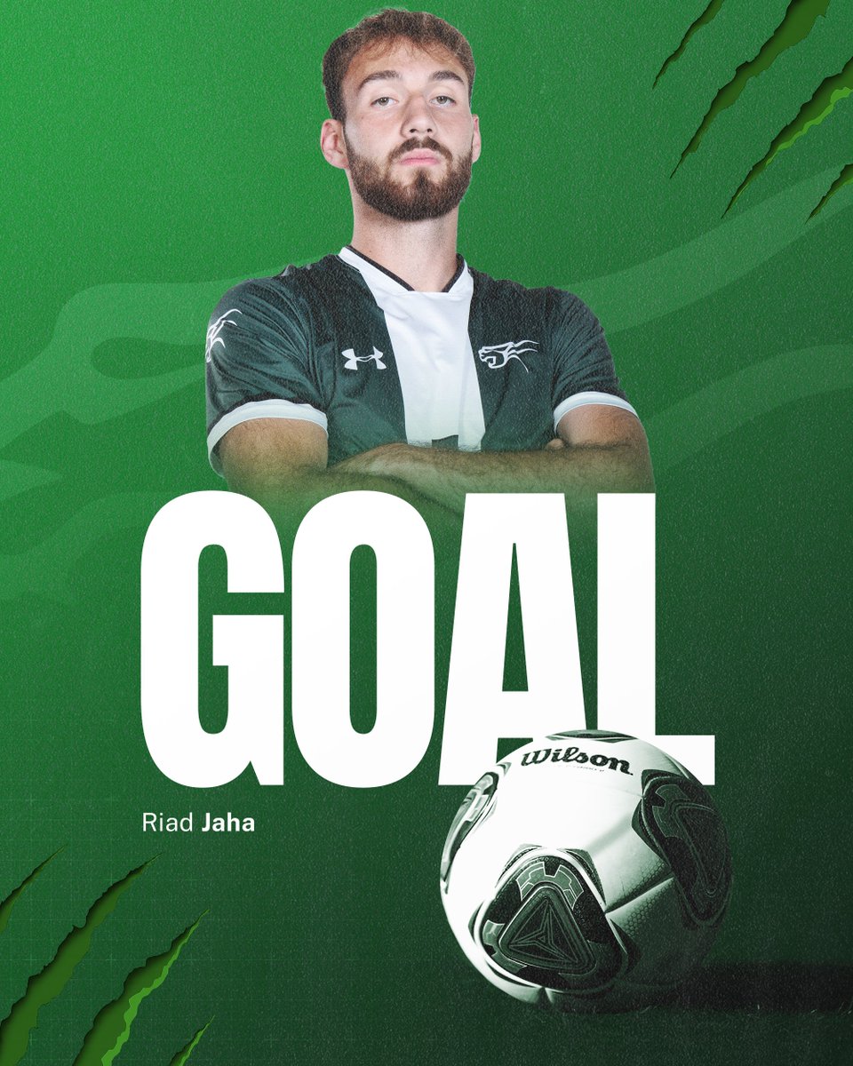 RIAD JAHA ties it at one apiece!

#GoPanthersGo | #Soccer