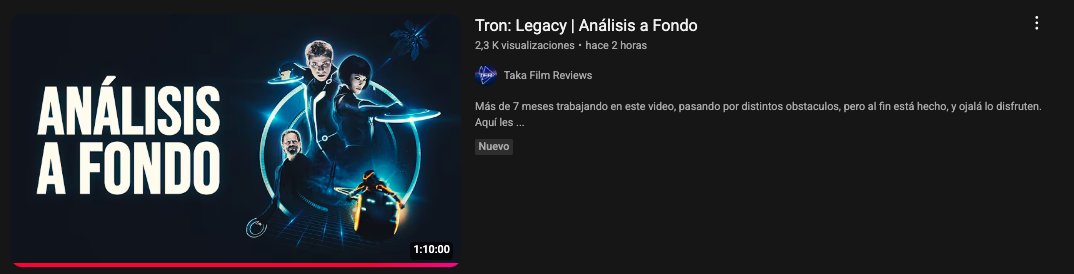 Kici_Kun's tweet image. Gracias @CesarSpielbergo por traernos tu opinion de Legacy, creo que uno de los films que mas amor le tengo en toda mi corta vida. 🥰🥰🥰
youtu.be/MEEkH9lvzHw?si…