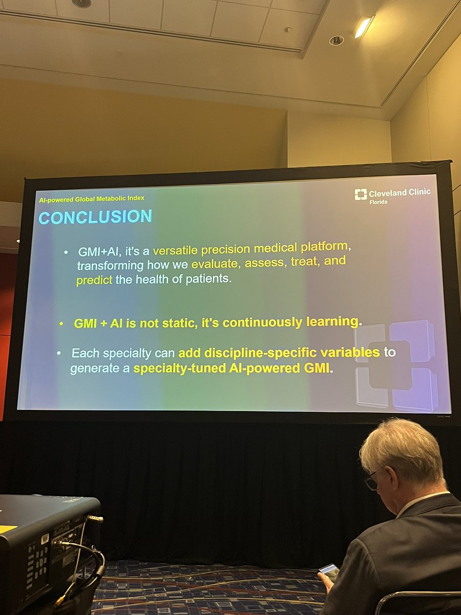 AWignakumar's tweet photo. Very exciting work on a new metabolic health score: GMI (AI powered) by @MauriSarCobos at @AmCollSurgeons, led by @RaulRosenthalMD. Wonderful to see my colleague and friend present! #ACSCC25 https://t.co/ECJSrWzlXn