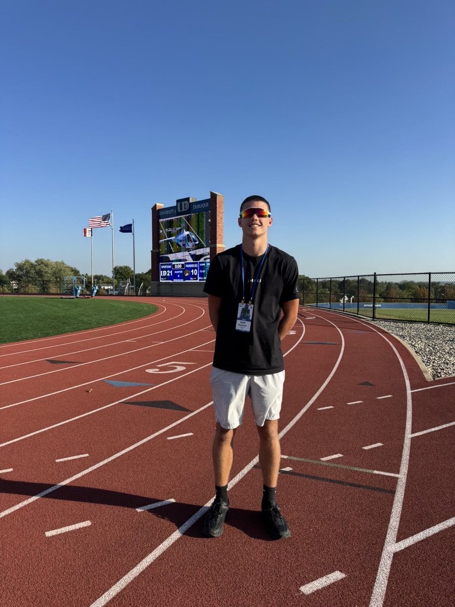 Thank you <a href="/Coach___Kelly/">Thomas Kelly</a> &amp; <a href="/CoachEdwardsJ/">Jordan Edwards</a> for the game-day invite. I had a great time watching <a href="/DubuqueFootball/">Spartan Football</a> get the win on Saturday! 
<a href="/dekalb_football/">DeKalb Football</a> <a href="/CoachSchneeman/">Derek Schneeman</a> <a href="/C_Twice/">Coach Crum</a>