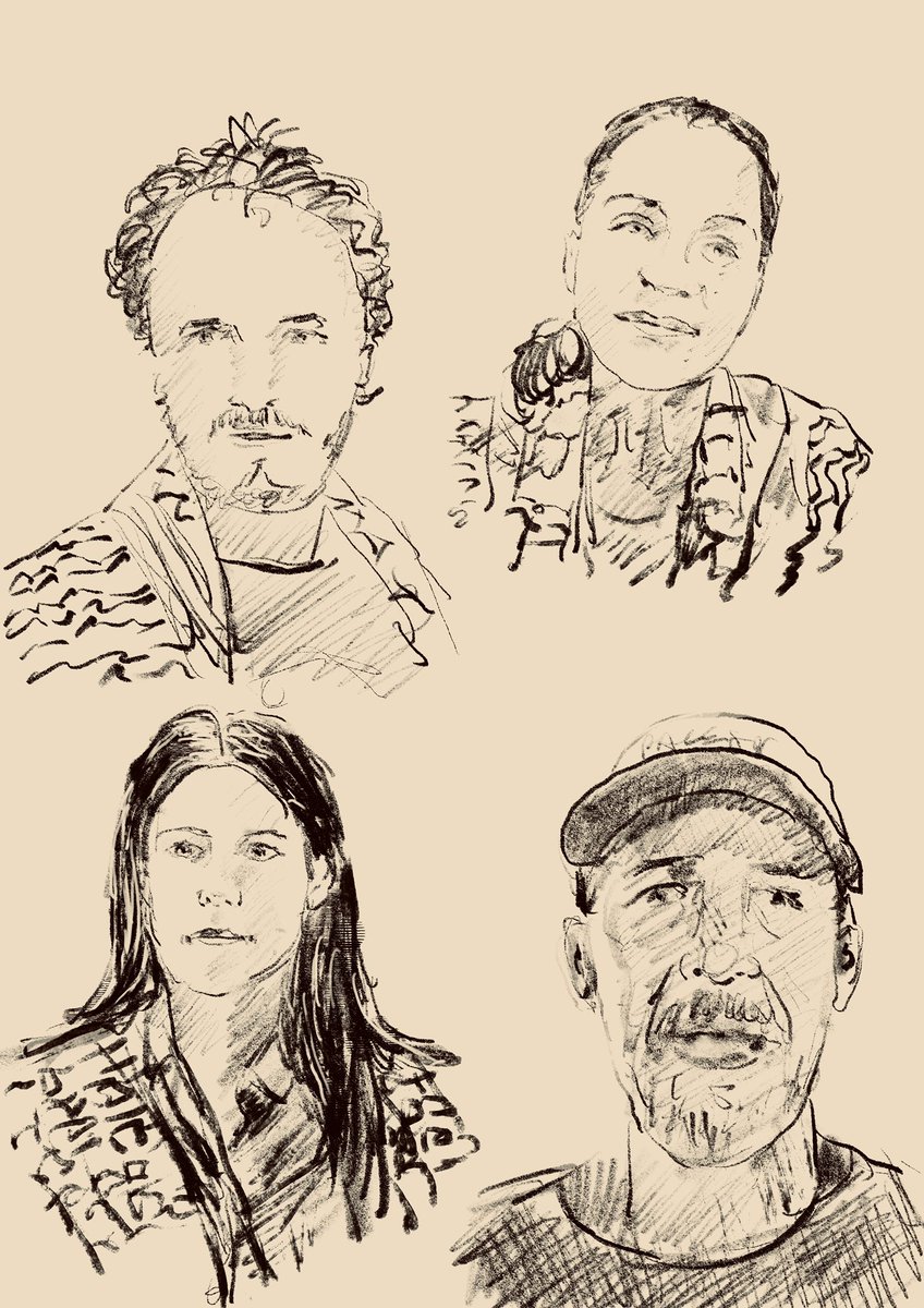 Os 4 portugueses da flotilha.