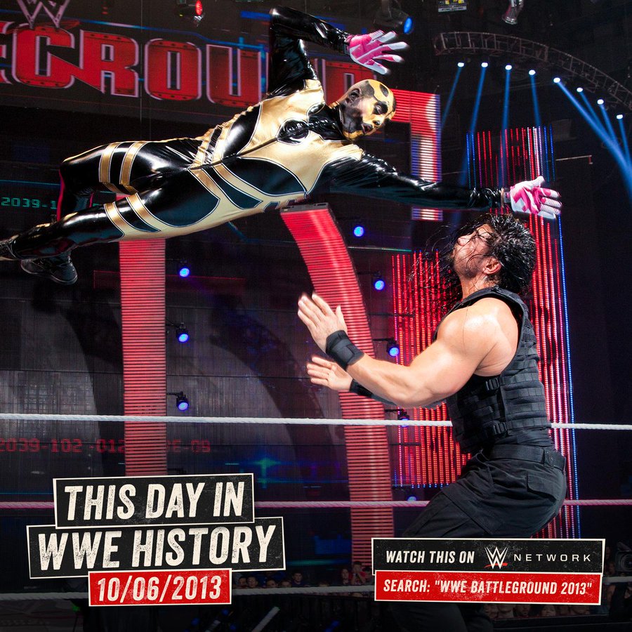 steviebreech's tweet image. The first-ever #WWEBattleground took place 12 years ago today, and the Rhodes family fought for its very livelihood against #TheShield! 10/6 youtu.be/3KEZysNxeas