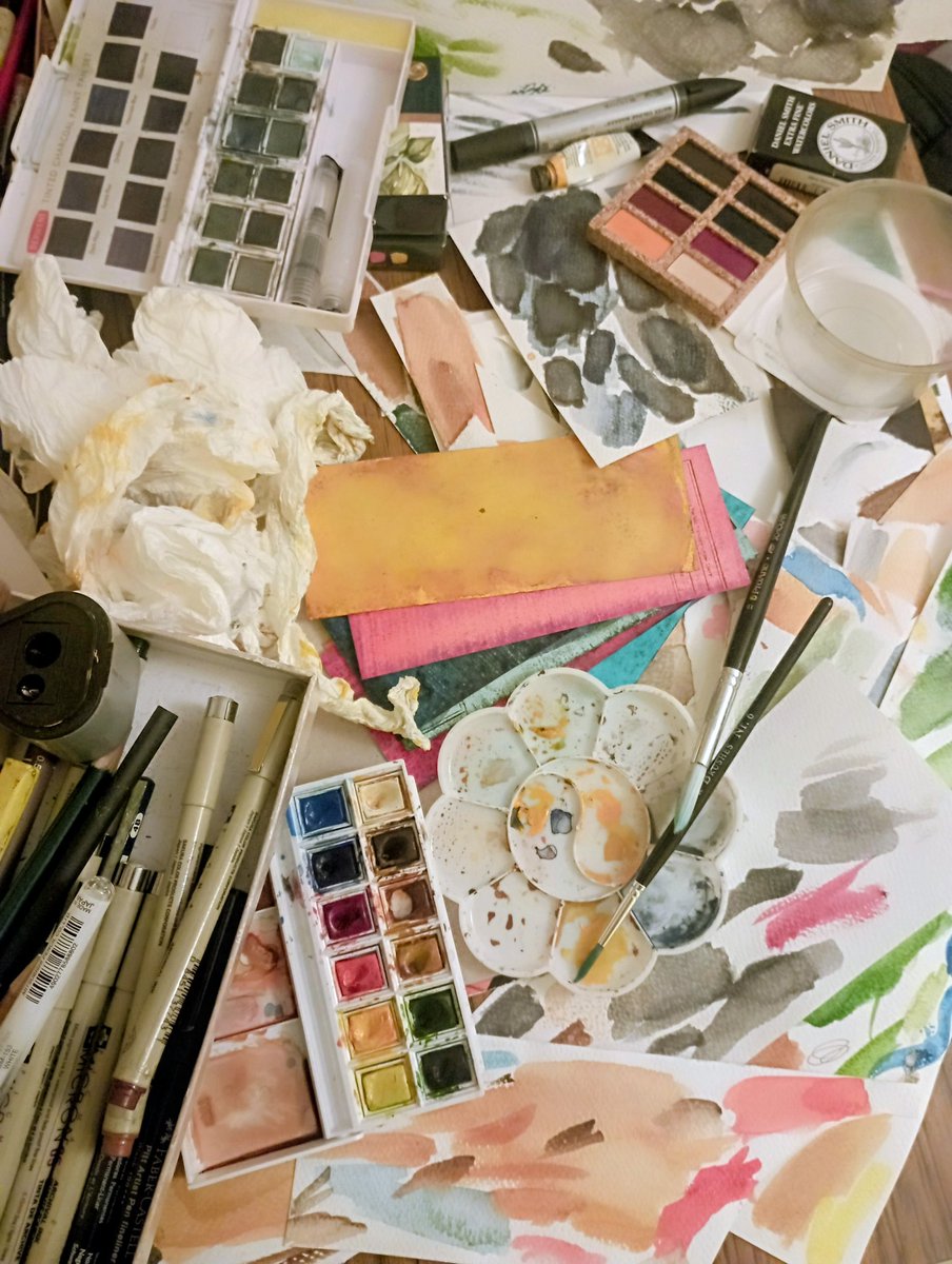 ...aaaand relax! All illustrations for my debut picture book The Go Away Rain Dance are complete! Phew! Illustrating a whole picture book is a LOT of work but also a LOT of fun! It's out in Spring 2026 with <a href="/hb_publishing_/">HB Publishing House</a> - watch this space for a cover reveal in the New Year...