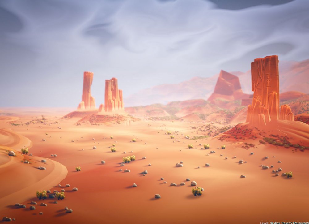 pox1016's tweet photo. I'm going to share something very interesting rn: PROTOTYPE of the backdrop for the missions in CANNY VALLEY, I'm glad they changed it for the one we have now, it feels more like "Fortnite" than this one but it doesn't look bad at all: (Pics from: https://t.co/gCSPP4g7el) https://t.co/xqlB3Qkh3Q