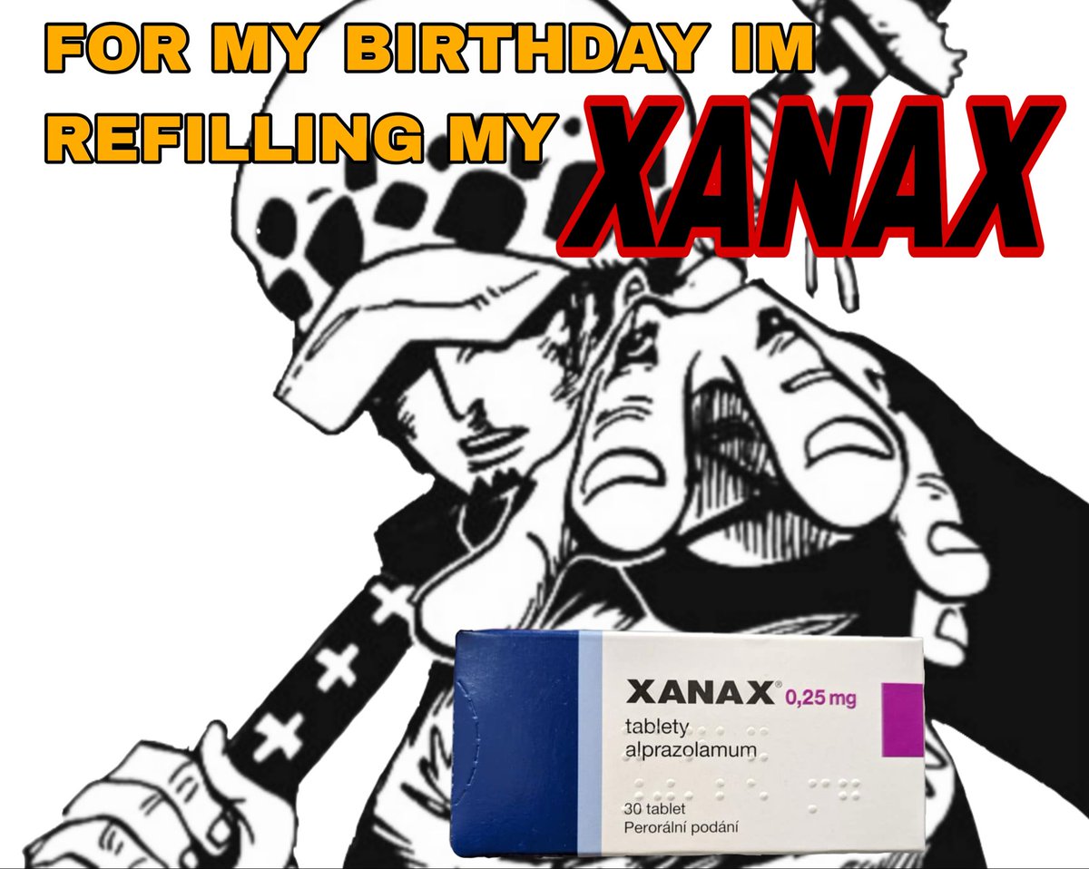 maniigold's tweet image. Happy birthday Law enjoy your xannies