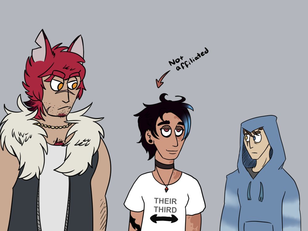 from nowhere posting //

he likes wearing that shirt whenever he knows tal and sett are meeting somewhere