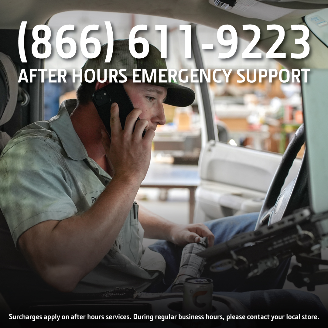 When harvest can't wait, we're here to help. Call 866-611-9223 for emergency John Deere parts and service support.