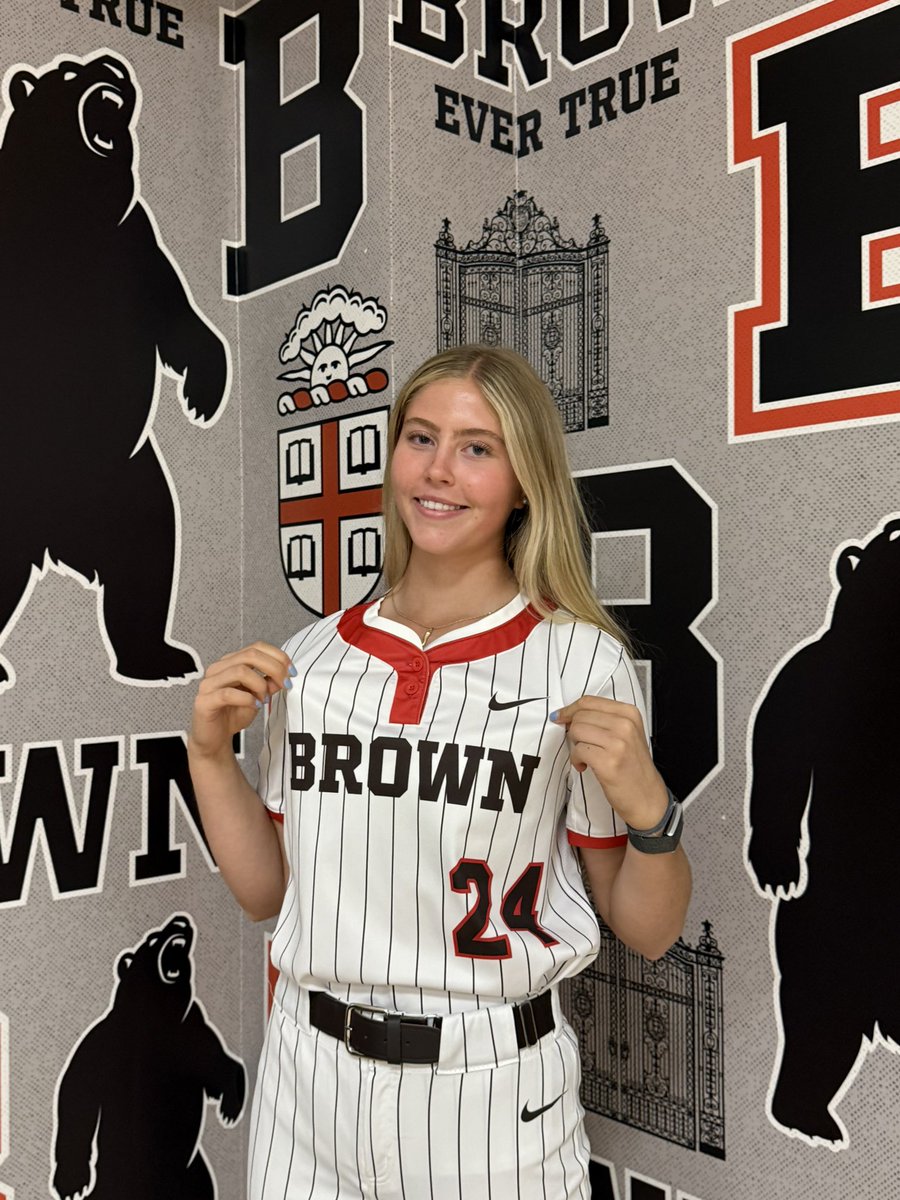 jordan_rossi11's tweet photo. A big thank you to @BrownU_Softball for a great visit and camp! I had so much fun working with the coaching staff and getting to know the amazing players. I’m so grateful for this tremendous opportunity. Go Bruno! @CoachMary_Brown @CoachFons_Brown @IowaPremierFP @Coach_Bolden https://t.co/aN6jyJJzxC