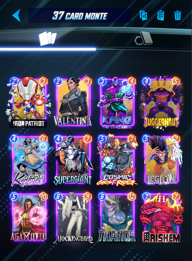 It's Sunday, you know what that means!

KMBest <a href="/MARVELSNAP/">MARVEL SNAP</a> Top Decks Day!

Jocasta/IWFS has cemented itself as REAL, with points and tech as viable builds!

Supergiant has emerged as the premier answer, with traditional Midrange relying on it!

Arishem Exists.