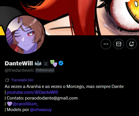 IStevve's tweet photo. Cara, isso me destruiu...  

Acabei de descobrir q ele me seguia. E eu não tive a chance de trocar ideia, seguir de volta, conhecê-lo.   

Que merda. Que tristeza.  
Vá em paz, irmão 🩵

Desculpa não ter percebido antes 😢 https://t.co/yxQMFY1QrB
