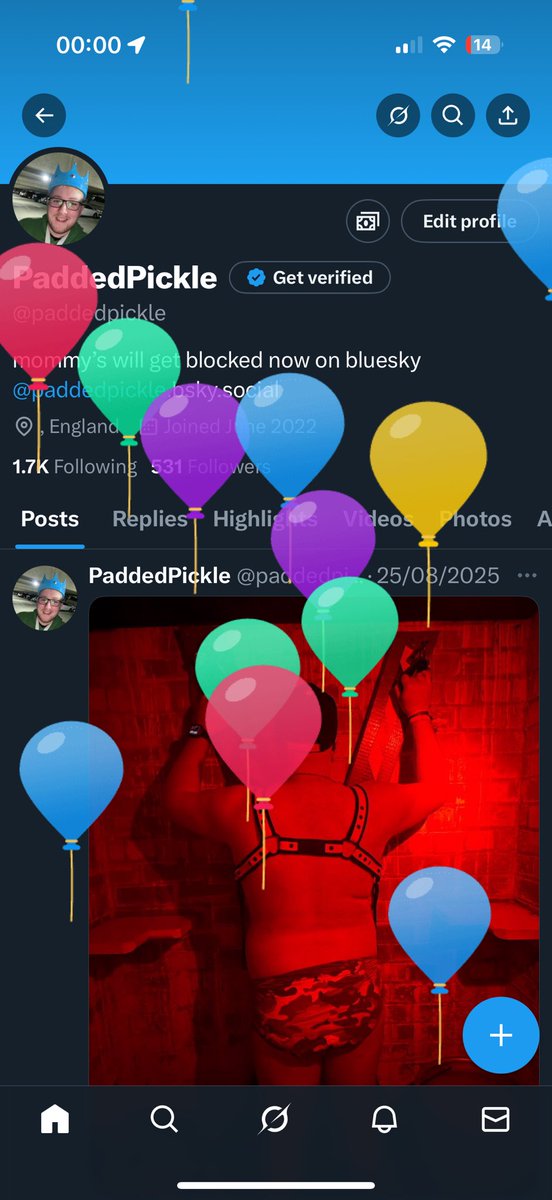 paddedpickle's tweet photo. It’s balloon day 🥳 https://t.co/GQuN65ClFB
