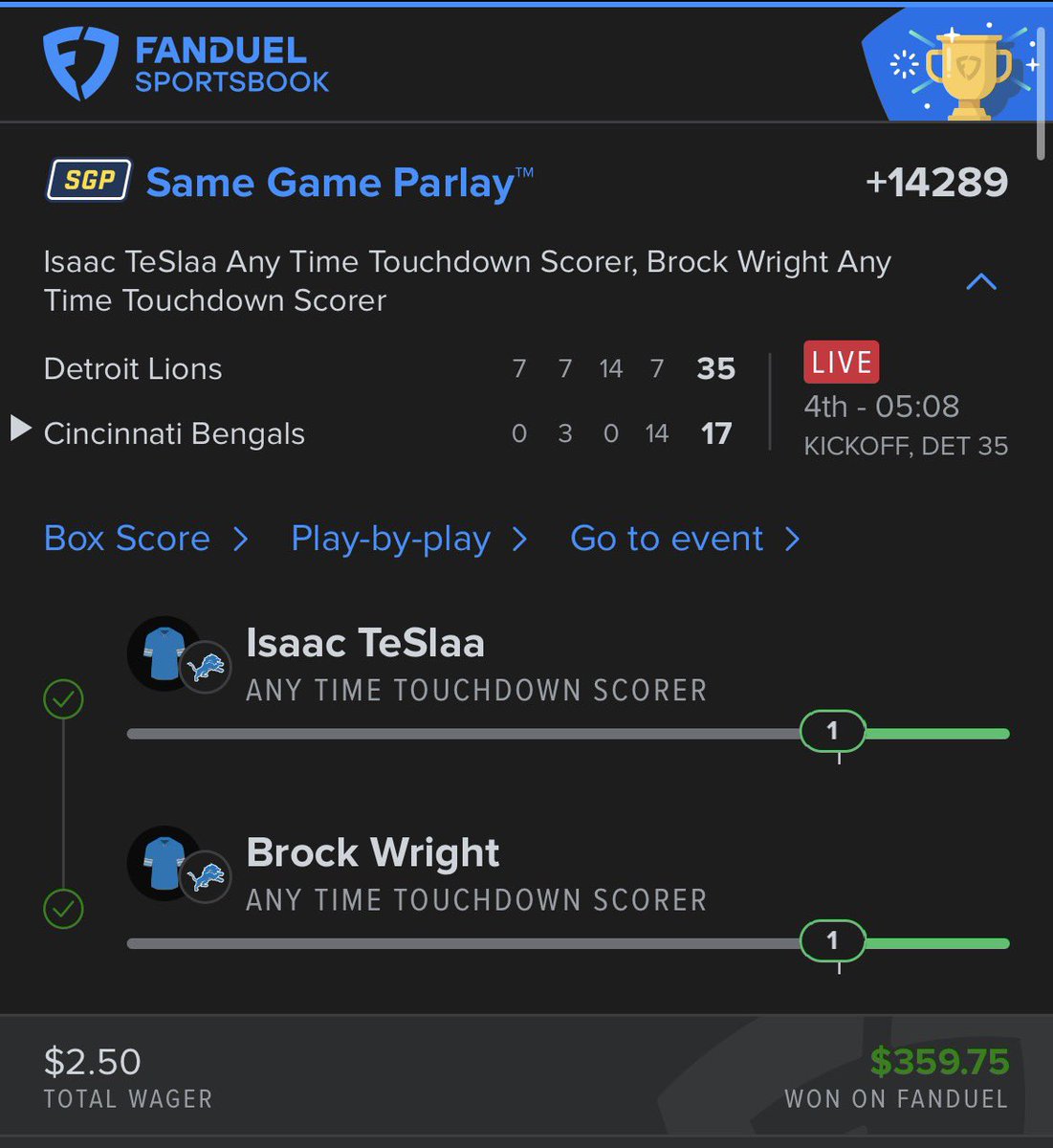 0xBlurple's tweet photo. @NFLTdowns LFG #Onepride https://t.co/zGZnlY10yz