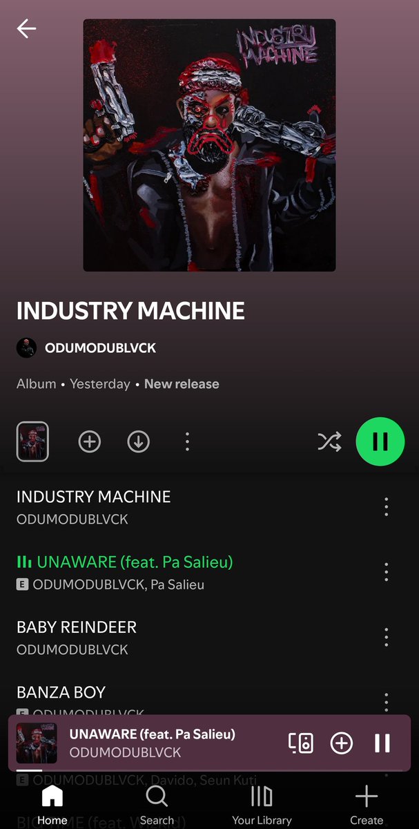 Thank God the machine is finally here 🙏 <a href="/Odumodublvck_/">INDUSTRY MACHINE ⚙️</a>