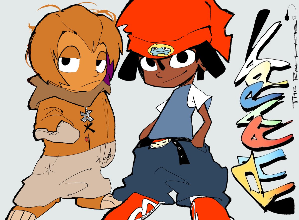 my take on real life parappa, might animate these designs