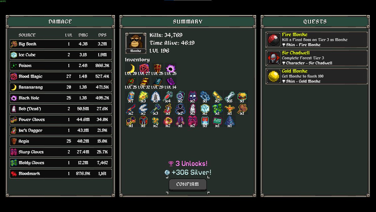 im addicted to bonkin, my best run so far with monke 🐒