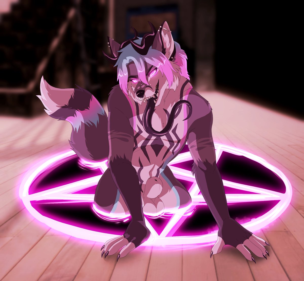 I think you know what he wants…best lift your tail quickly~
Made by <a href="/LawkieDoge/">Lawkie 🔞</a> thank you once again 💜💙
(I have a alt I’ll be posting tomorrow~)