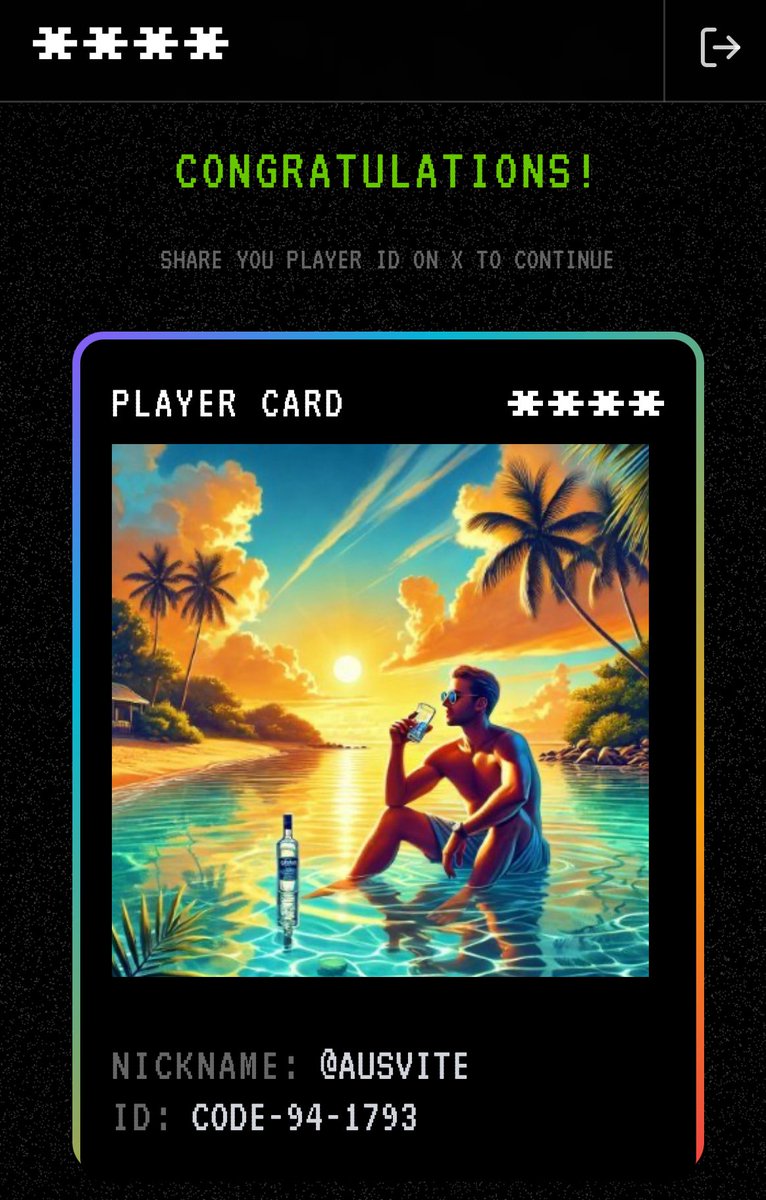 AusVite's tweet image. 🚀 @codegamedotfun Player Card has arrived! 💥
Join the journey — follow me on X and retweet to be part of the team.
Let’s play together, grow together, and build the future of gaming! 🎮🔥
#CodeGame #PlayToEarn #Web3Gaming
