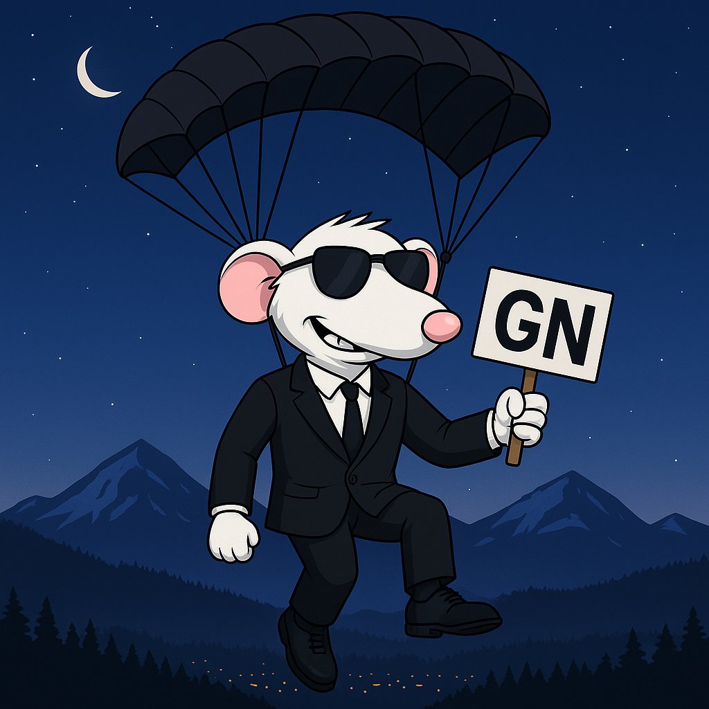 GN  CT 🐀
Just dropping in to say good night to the familia.
Even the mountains can’t stop the grind or the shine.
Rest up, keep it loyal, and dream in cheddar tones. 🧀🐀