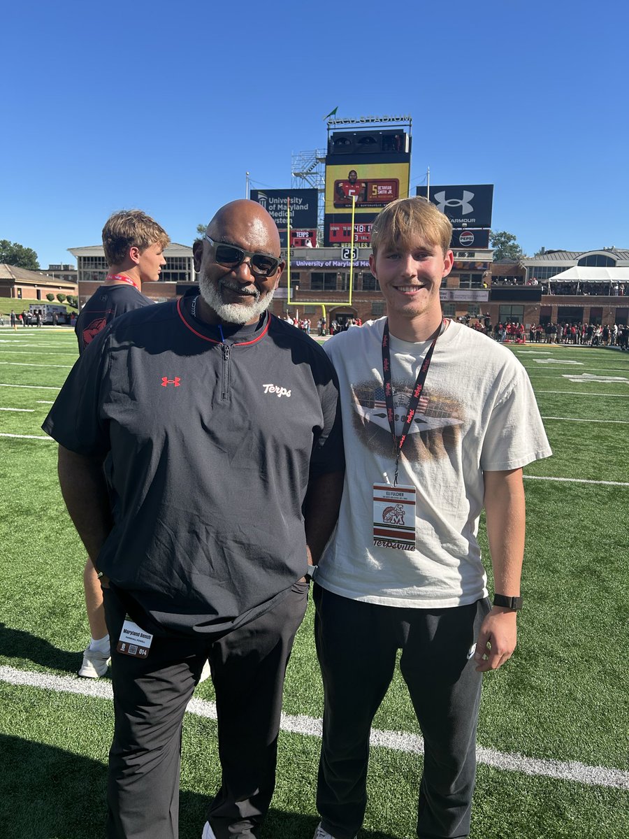 Really enjoyed my time at <a href="/TerpsFootball/">Maryland Football</a> Saturday. Thanks to <a href="/CoachAPowell/">Andre Powell</a> for the invitation and hospitality.
<a href="/DanOrnerKicking/">DanOrnerKicking</a> 
<a href="/CoachCreason66/">Rob Creason</a> 
<a href="/CoachChiliDavis/">Chili Davis</a>