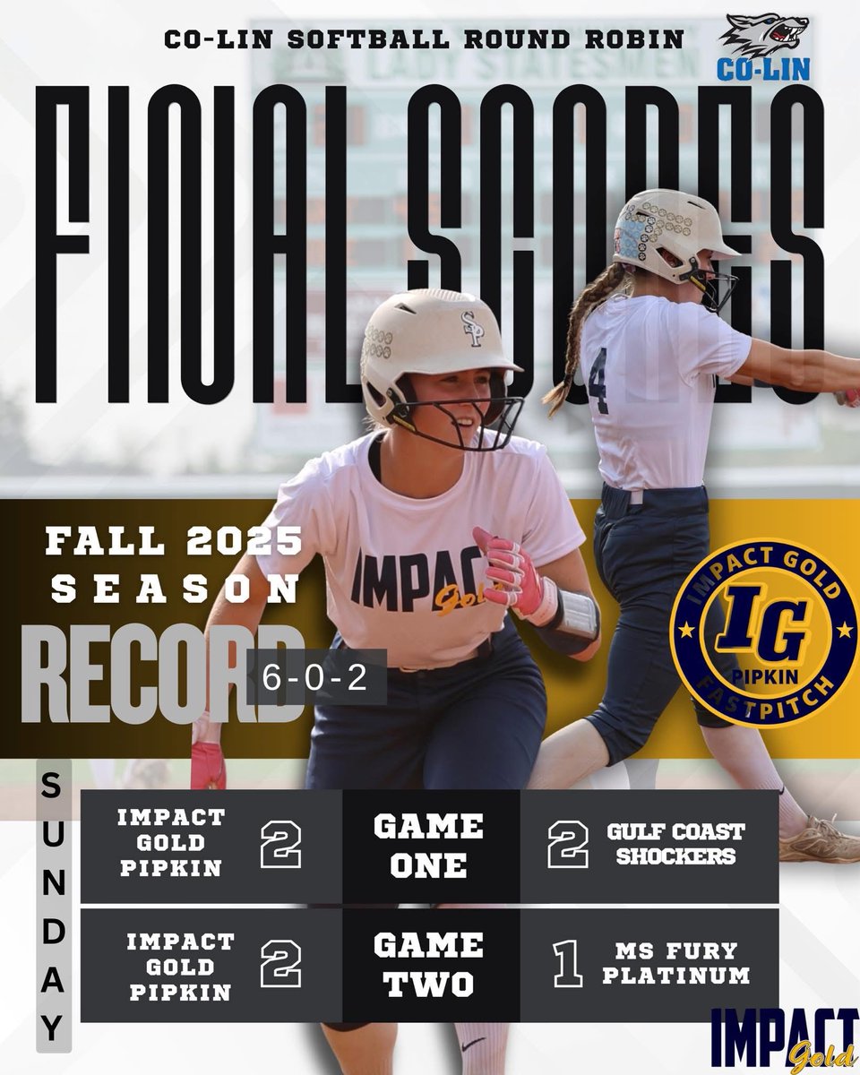 ImpactGold-Pipkin (@igpipkin) on Twitter photo A big thank you to <a href="/CoachMeleah/">Meleah Howard</a> and <a href="/coachbeall07/">Amber Adcock Beall</a> <a href="/CoLinSoftball/">Co-Lin Softball</a> for hosting us today!! A big thank you to <a href="/CoachMeleah/">Meleah Howard</a> and <a href="/coachbeall07/">Amber Adcock Beall</a> <a href="/CoLinSoftball/">Co-Lin Softball</a> for hosting us today!!