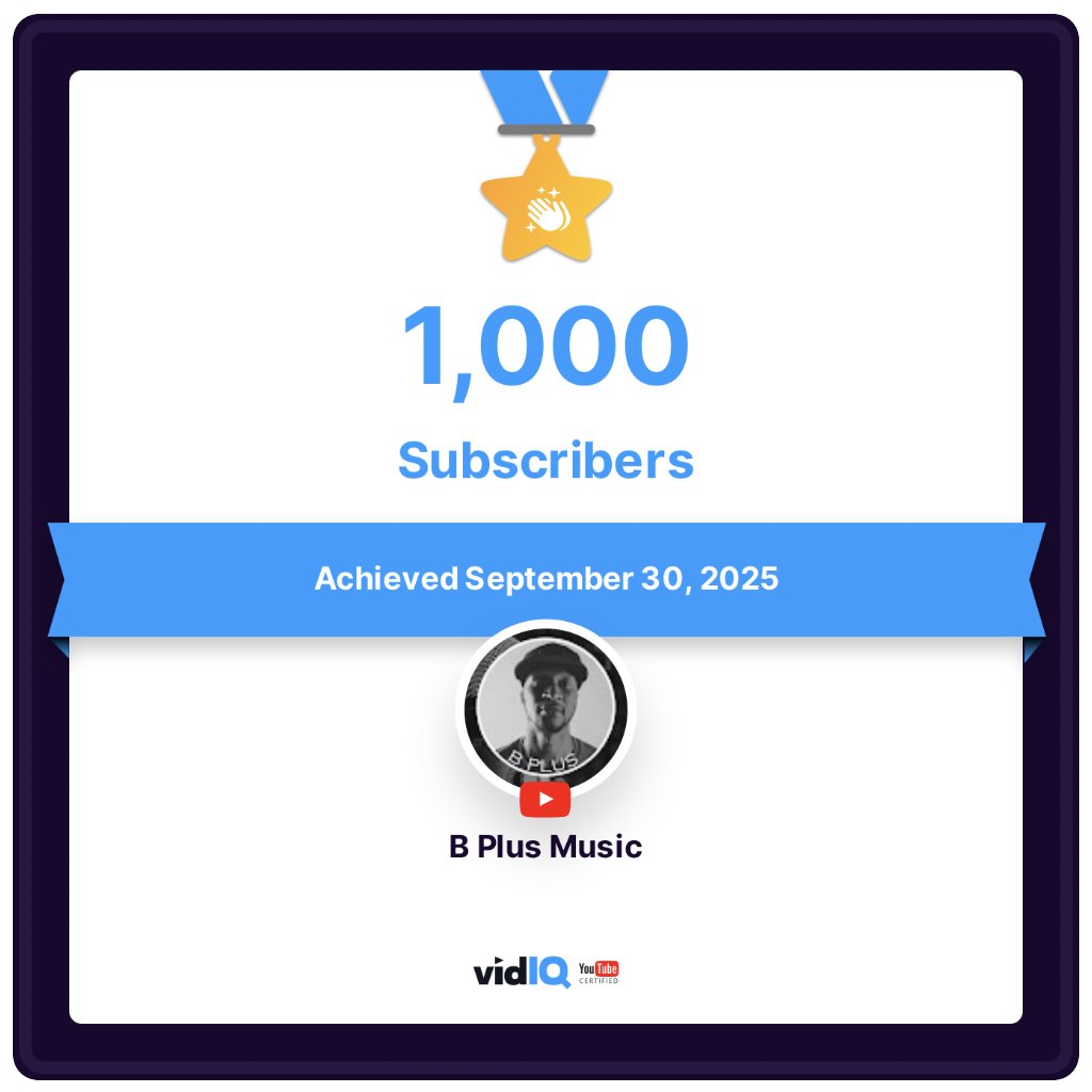 dj_b_plus's tweet photo. September 30th
Hit 1⃣,0⃣0⃣0⃣ Subscribers
October 4th
Hit 2⃣,0⃣0⃣0⃣ Subscribers
This truly MIND BLOWING!
#StillHoly https://t.co/UdelJGZHd3