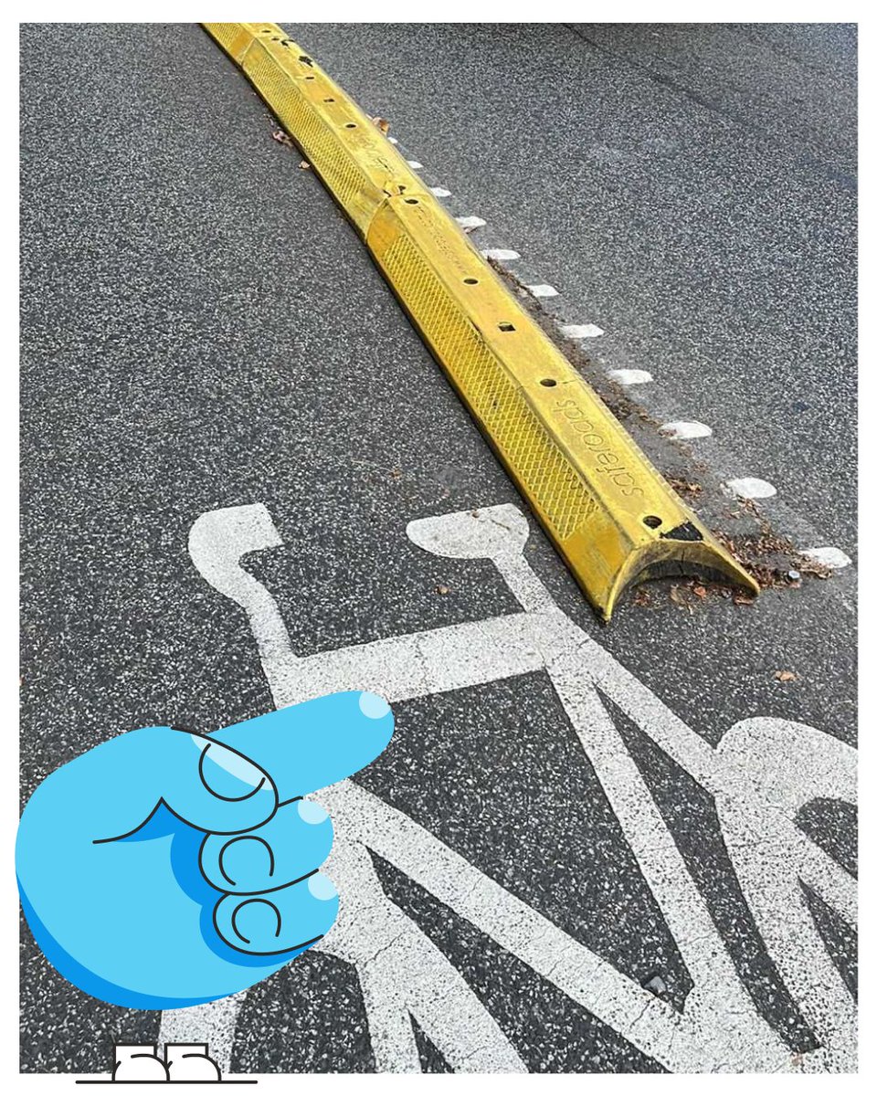 SnapSendSolve's tweet image. Nothing like a rogue lane divider to test your reflexes mid-ride. 🚴‍♂️

This Biketober, help keep bike lanes ride-ready by Snapping anything that’s out of place.

Let’s keep things rolling smoothly this Biketober.

#Biketober #BikeSmart #SnapSendSolve