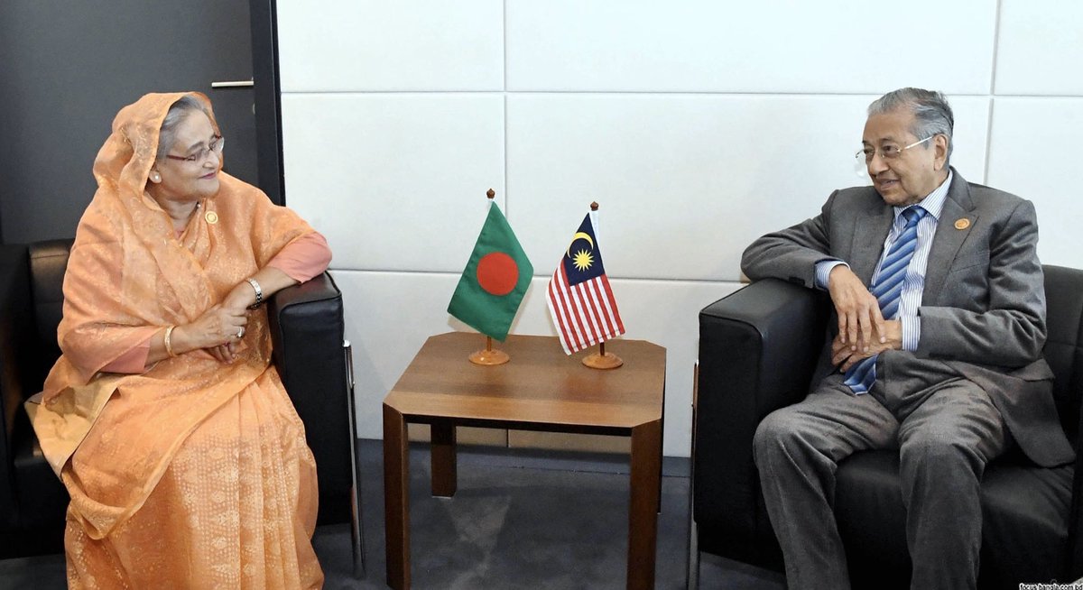 MazUk123's tweet photo. HPM #SheikhHasina met with HPM of Malaysia Dr Mahathir Mohamad at the sidelines of #NAMSummit2019 at Baku @chedetofficial
Memories https://t.co/CDooBMxlUe