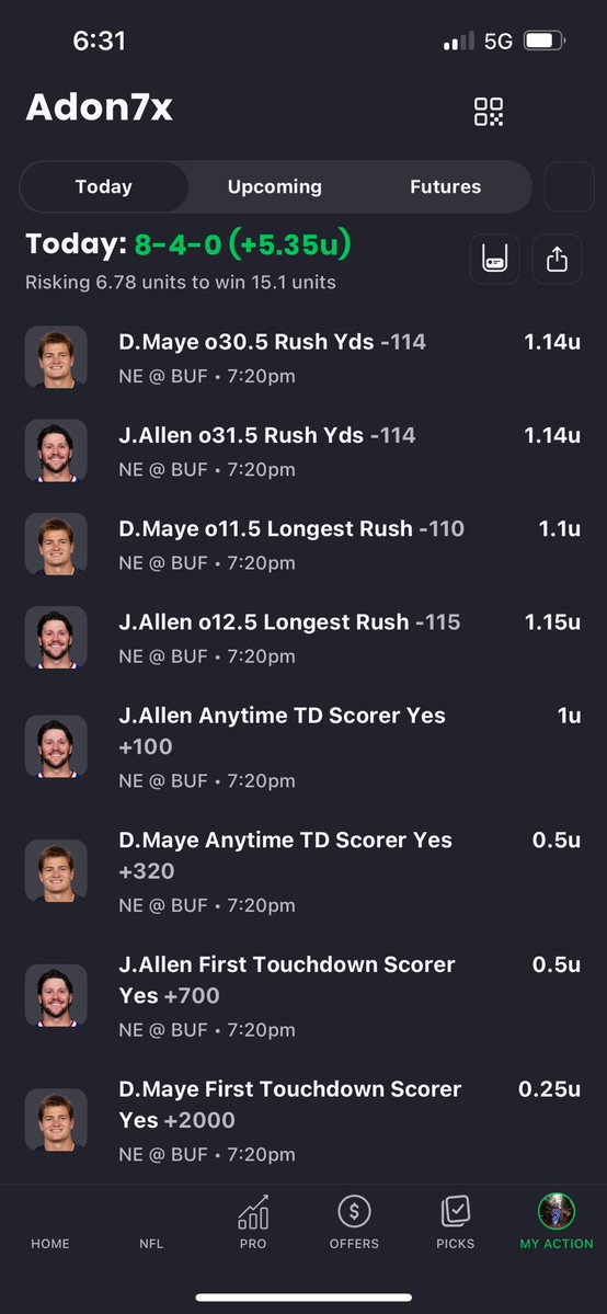 adon7X's tweet image. no side or total pregame