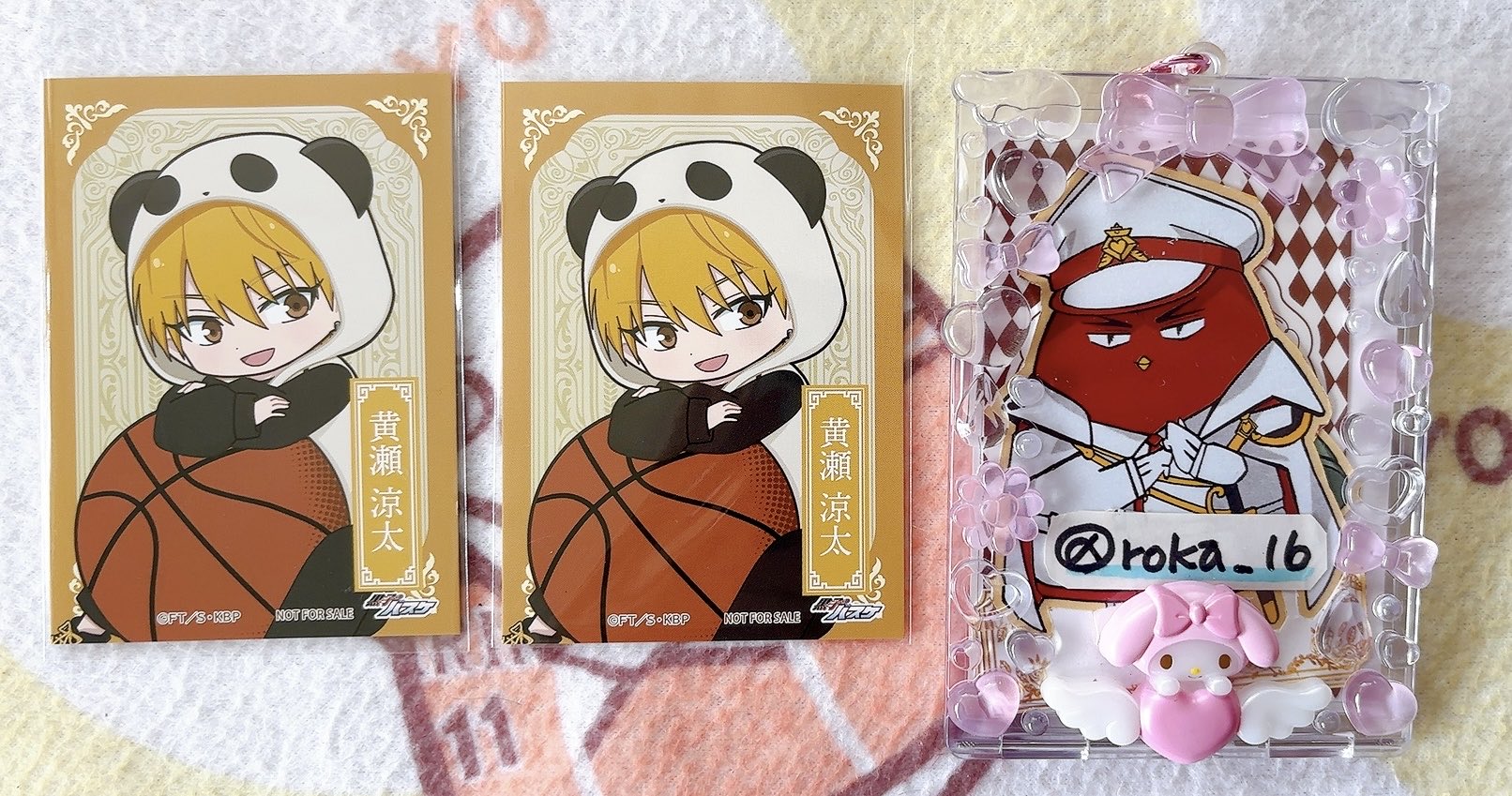 黒バス 黒子テツヤ 中華街 ガラポン アクリルボード アクリルプレート