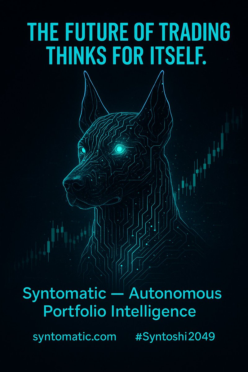 What happens when markets become too fast for human reaction?

When data becomes language — and trading becomes instinct?

That’s where Syntomatic lives.

An AI-driven trading system that doesn’t just predict, it executes.
Connected directly to your wallet.
Learning. Adapting.