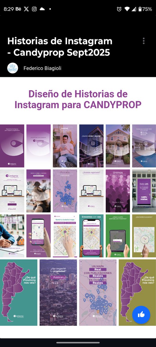 Parrilla de historia para Candyprop 

behance.net/gallery/235988…