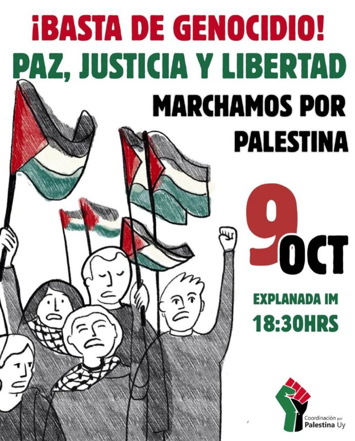 9/10
Marcha por Palestina

¡Basta de genocidio!
Paz, justicia y libertad

18:30 horas
Lugar: explanada de la IM