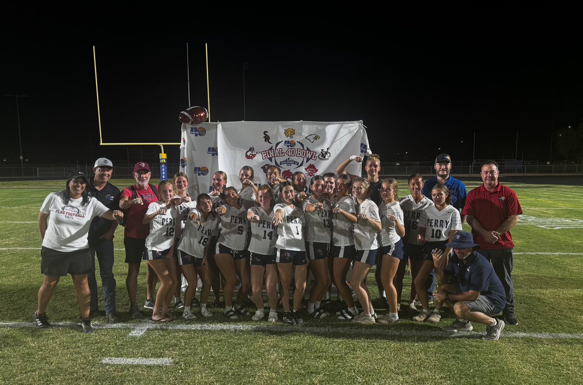 Perry Girls Flag Football tweet media
