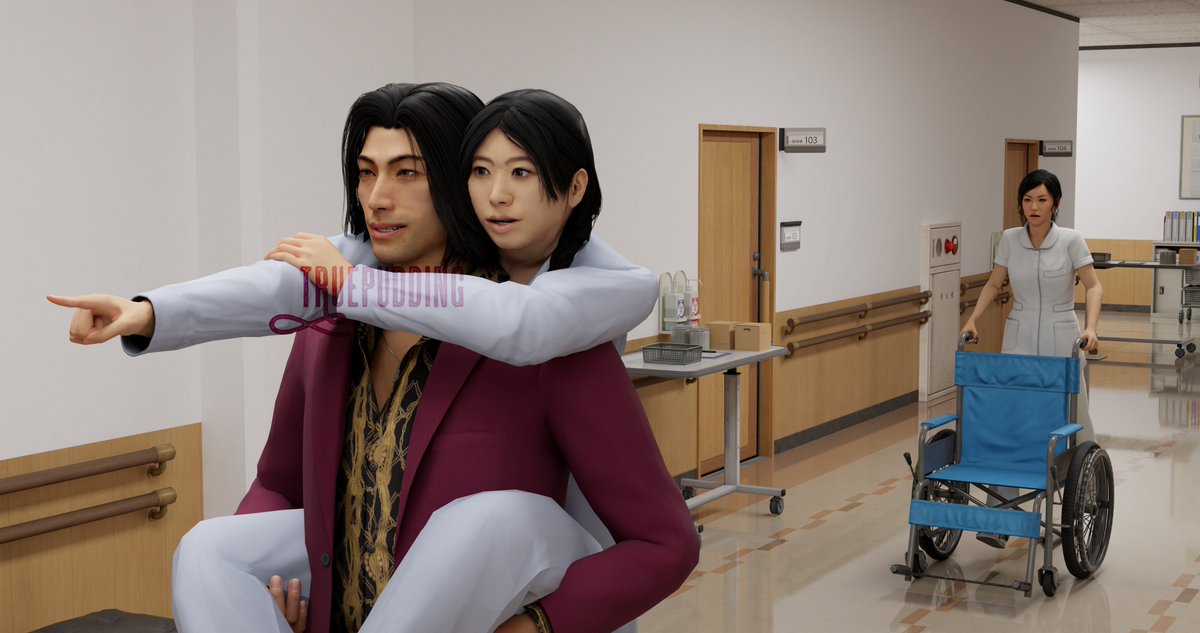 #NishikiWeek2025
Day 4: Sister

Nishiki did his best to visit Yuko as much as he could. As he became more busy in the family, though, those visits became less and less frequent. That would never negate how everything he did was for her.