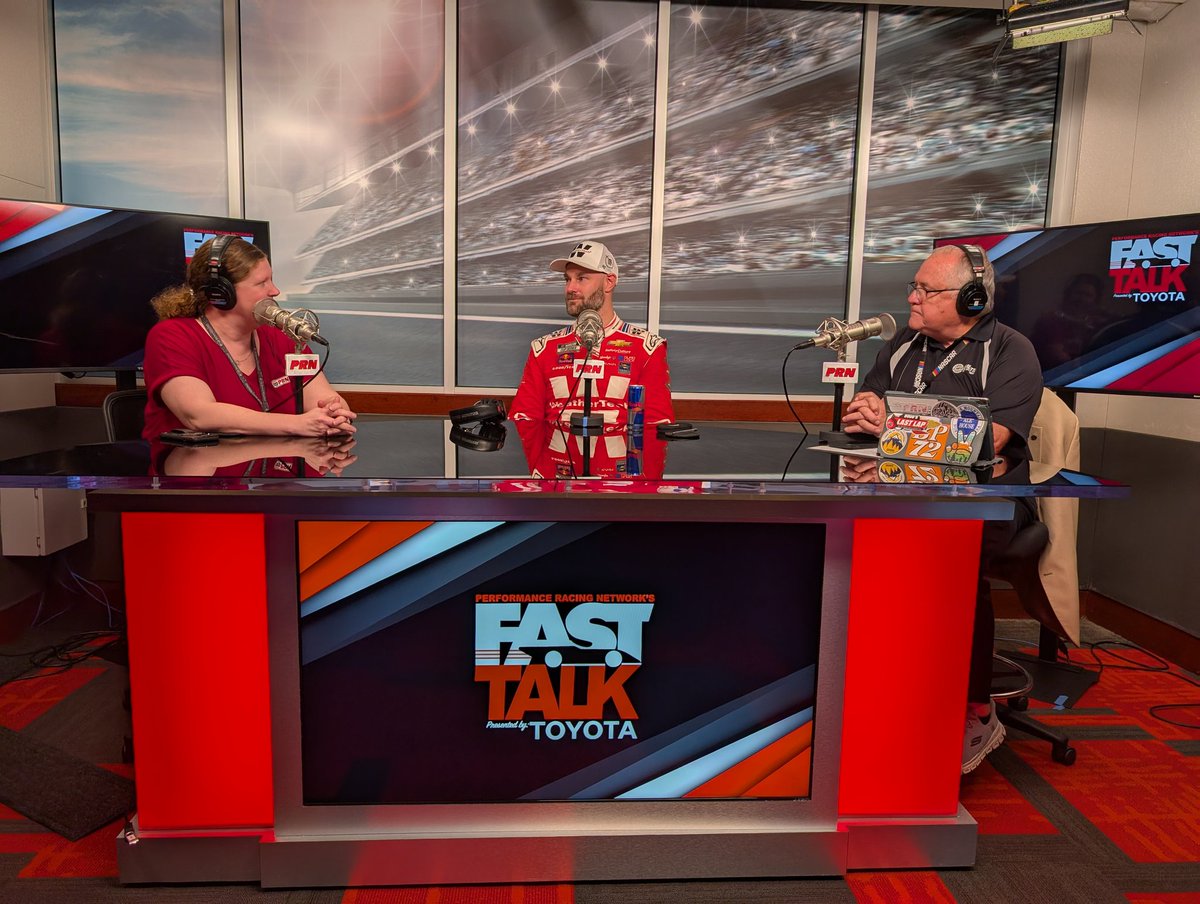 laurabeth0004's tweet image. ROVAL race winner @shanevg97 joins us for Fast Talk on @PRNlive!
