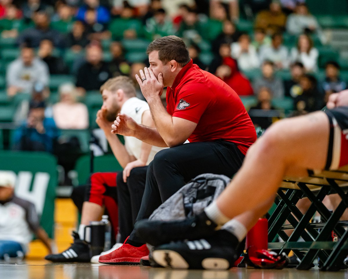 NIUWrestling's tweet image. To the leaders of the pack, Happy #nationalcoachesday 

#WorkLikeADog