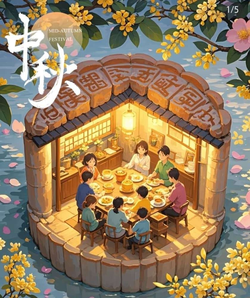 weiwei078's tweet photo. 中秋节快乐🎉🥮 月圆人团圆✨🎊 https://t.co/1o58QQwhwb