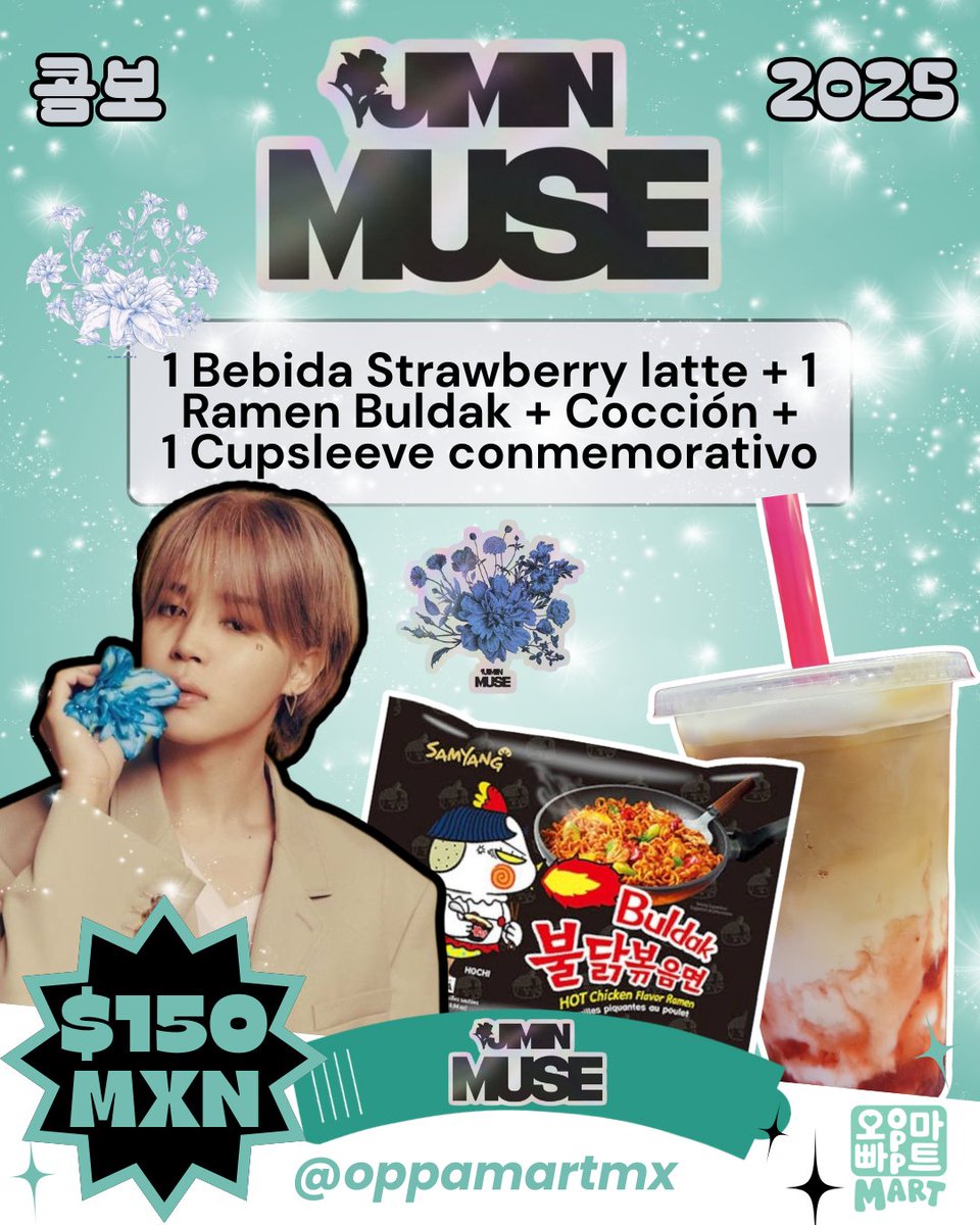 oppamartmx's tweet image. 💛 ¡En Oppa Mart celebramos a nuestro tercer cumpleañero del mes! 🌟 Hoy festejamos al angelito de sonrisa brillante y talento infinito: Jimin de BTS 🫶💜 📆 Este fin de semana acompáñanos al evento de cumpleaños: #ARMYBTS