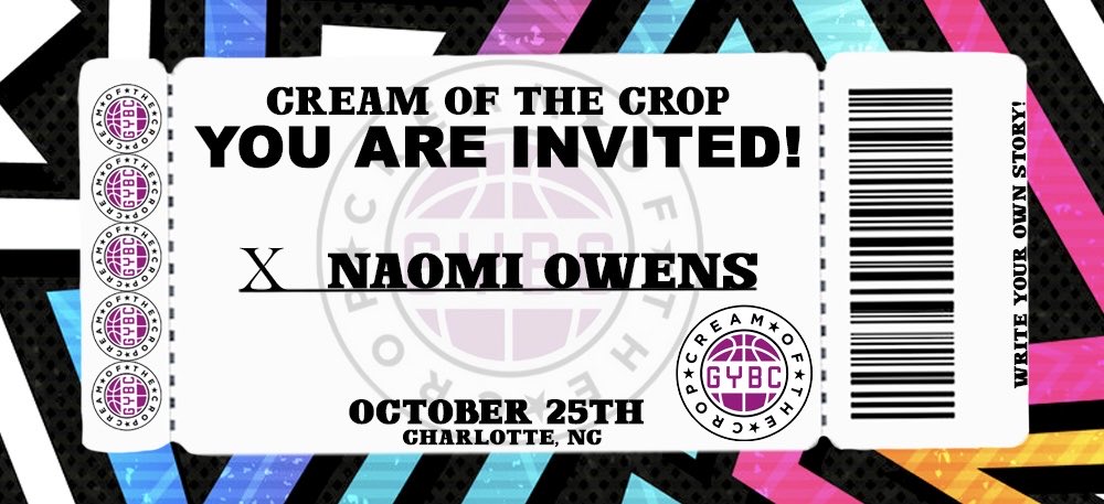 Class of 2031 Swarm Academy Elite (MI) Naomi Owens has been INVITED to GYBC Cream of the Crop.