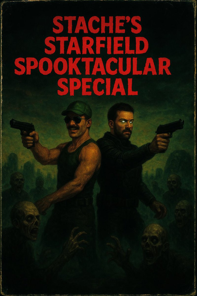 As the day for me draws to a close for me &amp; our adventures I wanted to remind everyone interested about the spooktacular!

Send an <a href="/StarbornStache/">StarbornStache</a> with your entry!  All due by Oct 31st by 7:00 PM! Limit one entry for the showcase!

#Starfield #スターフィールド #StarbornCollective