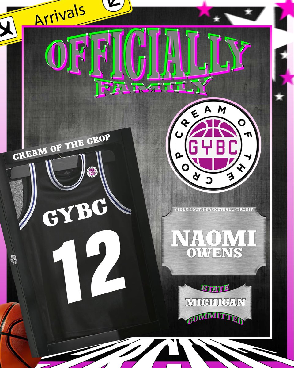 Class of 2031 Swarm Academy Elite (MI) Naomi Owens is OFFICIALLY apart of the GYBC Family and will be LIVE in action at Cream of the Crop.