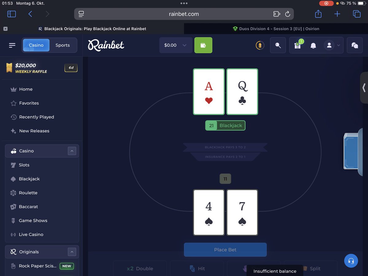 Zealous (@zealousword) on Twitter photo Ich schwör auf alles <a href="/rainbetcom/">Rainbet.com</a> wenn ich euch nicht finde ich mache all in und dieser dumme verdreckte bot kriegt natürlich ein BLACKJACK und ich 11 Ich schwör auf alles <a href="/rainbetcom/">Rainbet.com</a> wenn ich euch nicht finde ich mache all in und dieser dumme verdreckte bot kriegt natürlich ein BLACKJACK und ich 11