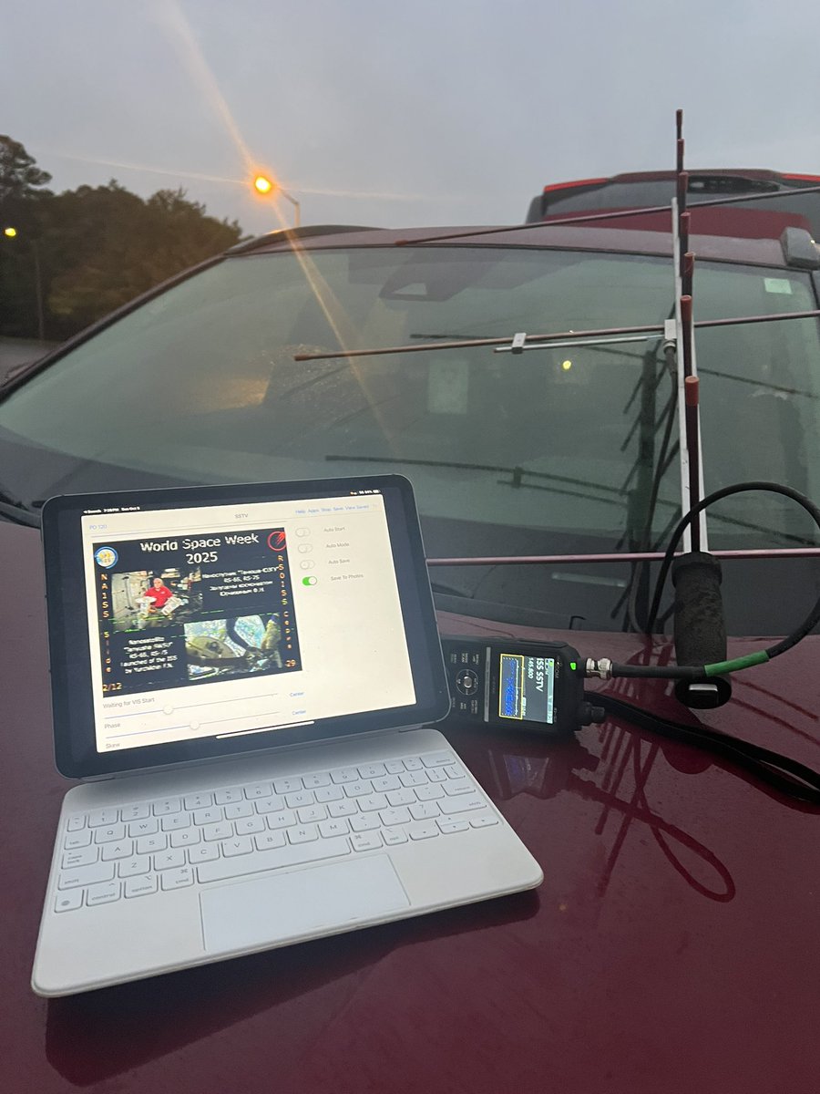 Joe Domaleski, KI4ASK (@joedom) on Twitter photo Here’s two good SSTV captures from the 2324 UTC pass of the ISS 🛰️🌎 <a href="/ARISS_Intl/">ARISS - Amateur Radio on the ISS</a> #hamradio #ariss #rs0iss #na1ss Here’s two good SSTV captures from the 2324 UTC pass of the ISS 🛰️🌎 <a href="/ARISS_Intl/">ARISS - Amateur Radio on the ISS</a> #hamradio #ariss #rs0iss #na1ss