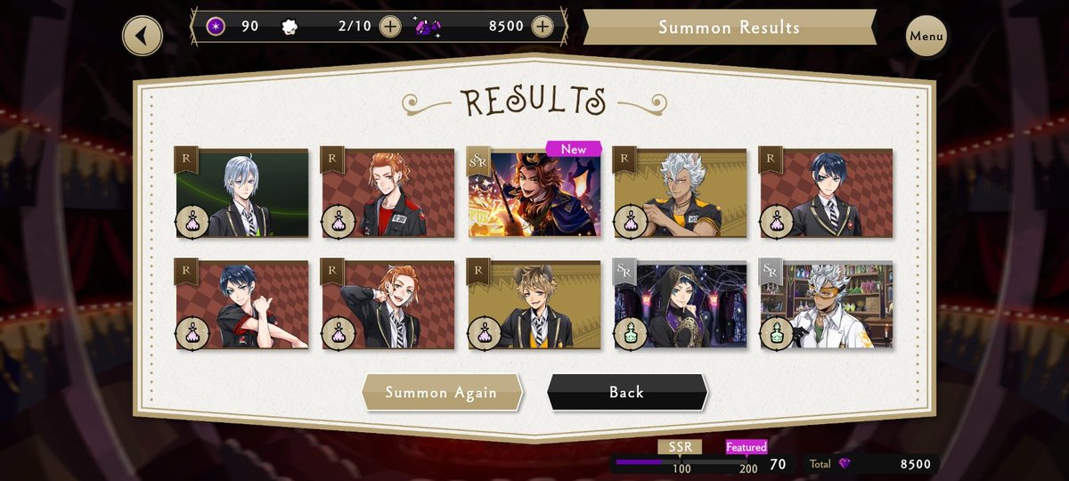 pseudomoray's tweet photo. Trying my luck after 4 months of hiatus and got him after 70 pulls (got spooked by Rook at 20 pulls)... https://t.co/IETEnwfbxI