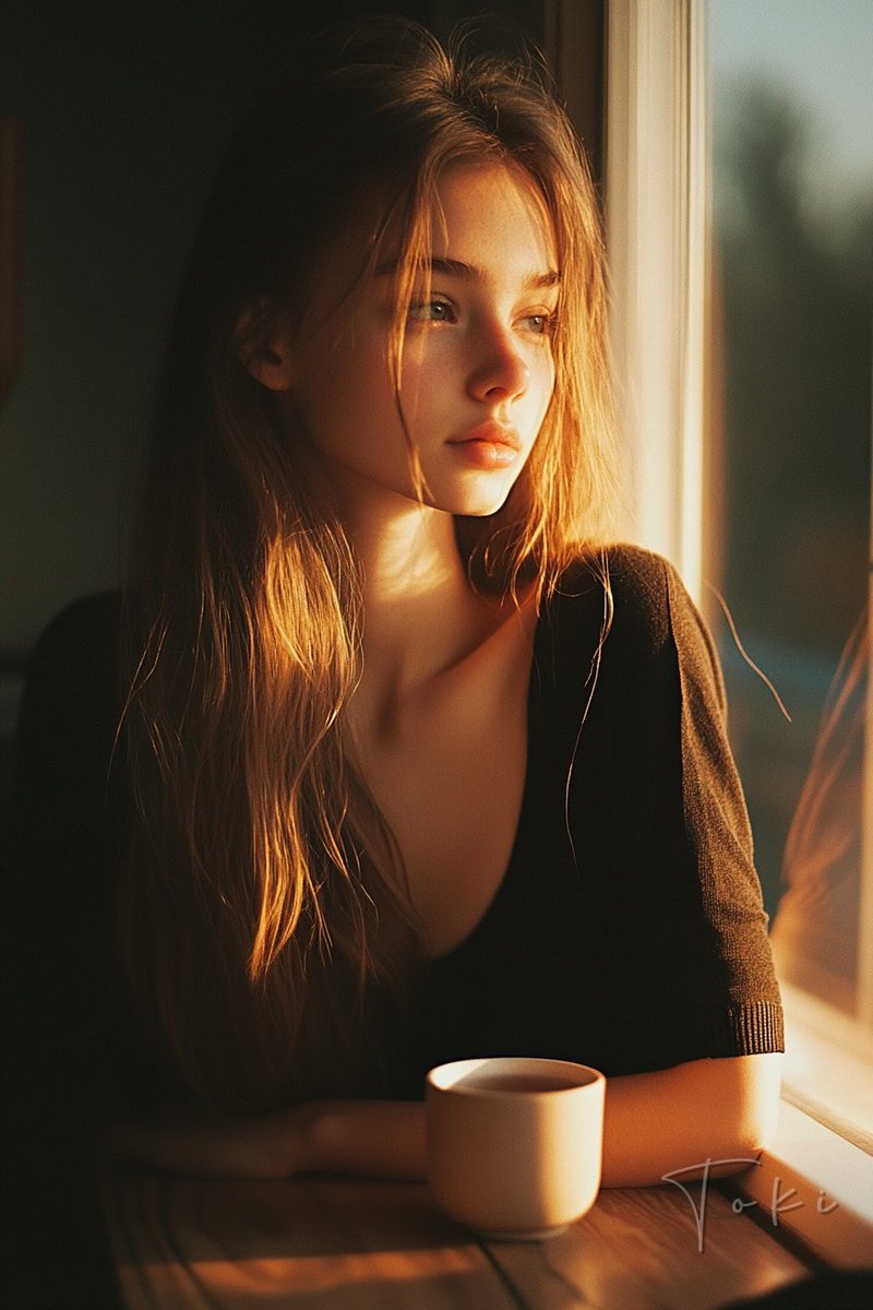 As the evening falls,
time seems to hold its breath—
just for us.